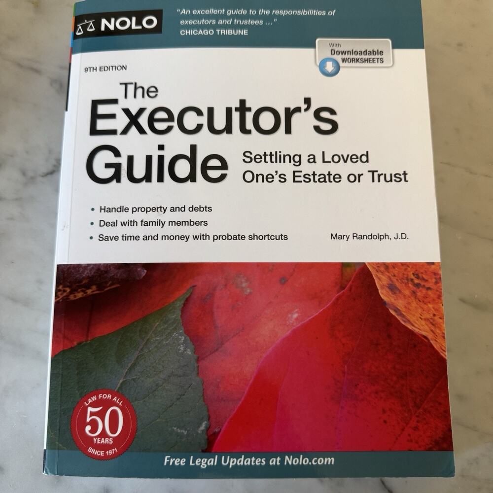 Executors Guide, The: Settling a Loved‎ Ones Estate or Trust Paperback